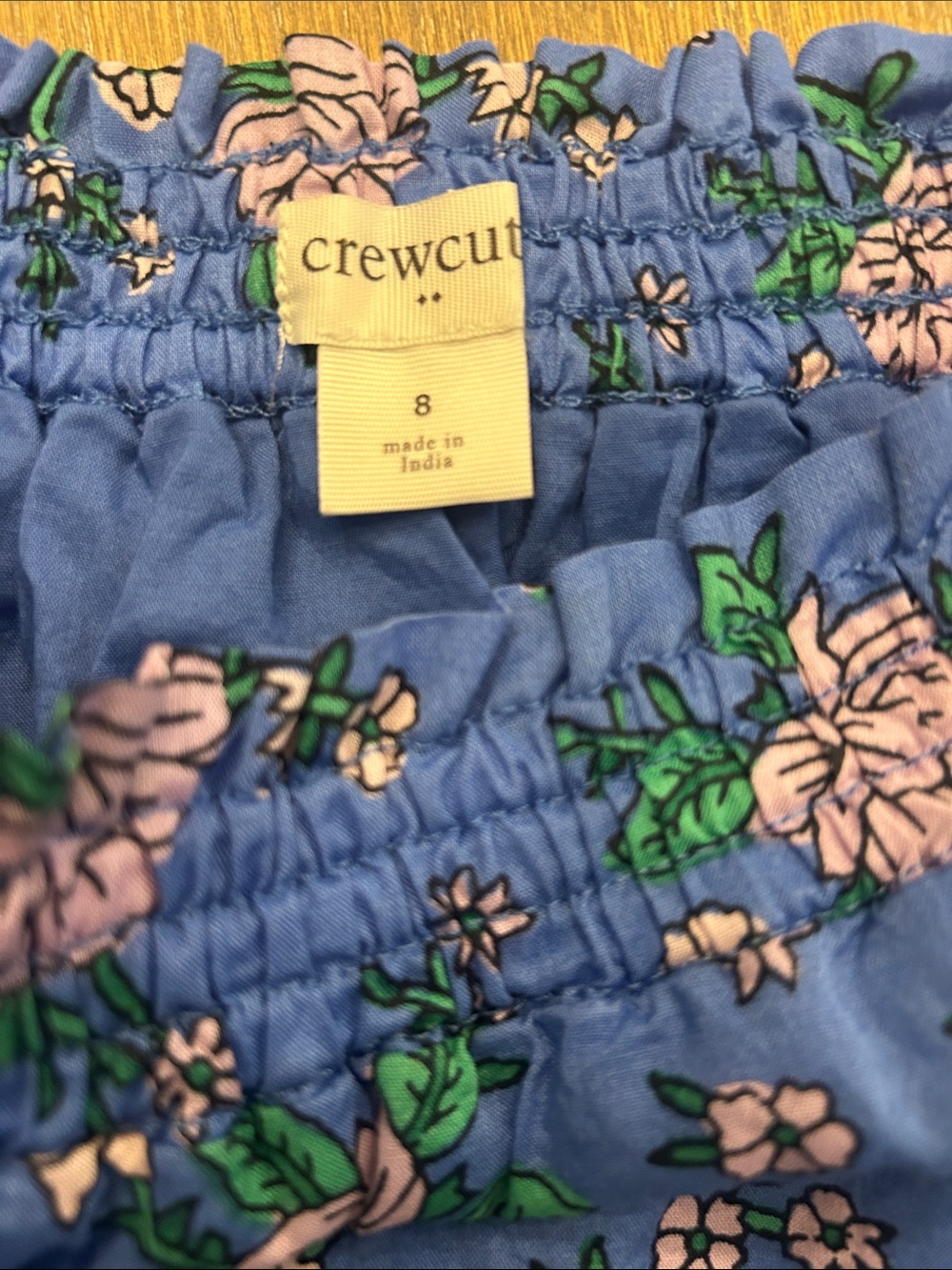 Crewcuts Lavender-Blue Floral Ruffle Matching Set - Picture 2 of 3